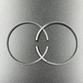 Кольца поршневые, комплект на один поршень Yamaha 40-50 (STD) (2Ring) (Omax)