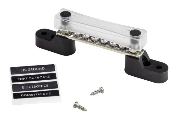 Колодка распределительная электромонтажная с защитной крышкой, 6 контактов Колодка распределительная электромонтажная с защитной крышкой, 6 контактов