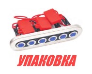 Панель бортового питания, 6 кнопок, Marine Rocket (упаковка из 6 шт.)