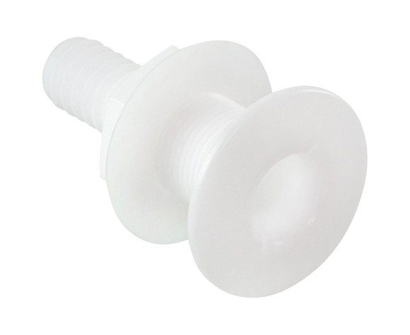 Разъем водосброса пластиковый под шланг 18 мм