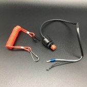 Кнопка аварийной остановки двигателя с чекой Yamaha 9.9-250, F4-350 (PREMARINE) Кнопка аварийной остановки двигателя с чекой Yamaha 9.9-250, F4-350 (PREMARINE)