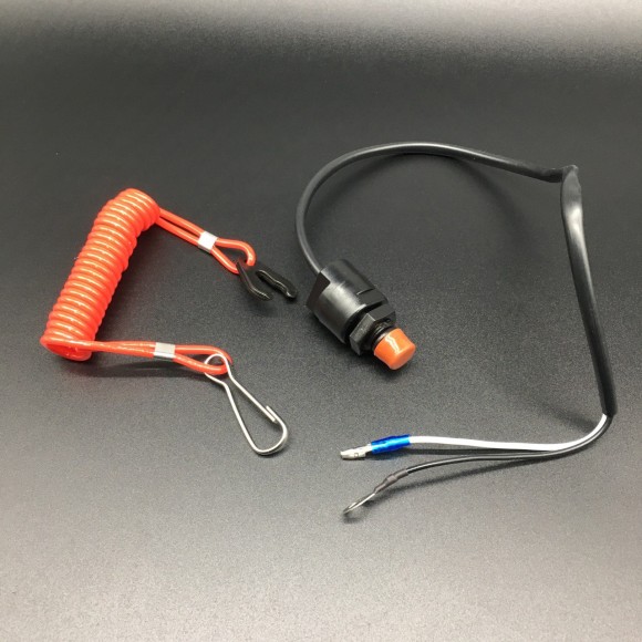 Кнопка аварийной остановки двигателя с чекой Yamaha 9.9-250, F4-350 (PREMARINE)