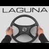 Рулевое колесо LAGUNA белый обод и спицы д. 335 мм
