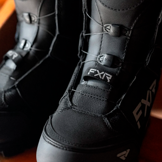 Ботинки FXR Backshift BOA с утеплителем Black, 8/10