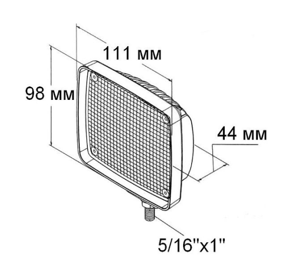 Прожектор светодиодный 10 диодов, 800 лм, 9-36 В
