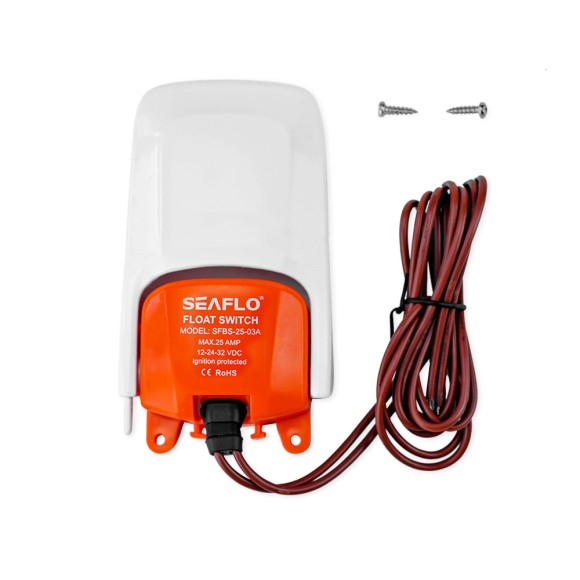 Переключатель автоматический поплавковый SeaFlo, 12V/24V Переключатель автоматический поплавковый SeaFlo, 12V/24V