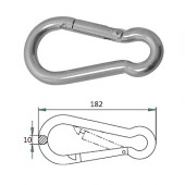 Гак-карабин 10х100мм Гак-карабин 10х100мм