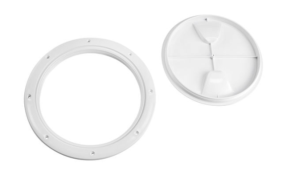 Лючок палубный 203 мм, белый