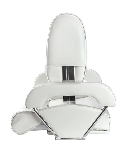 Кресло с перекидной спинкой и болстером Twin 46 Flip Up, обивка белый винил Кресло с перекидной спинкой и болстером Twin 46 Flip Up, обивка белый винил