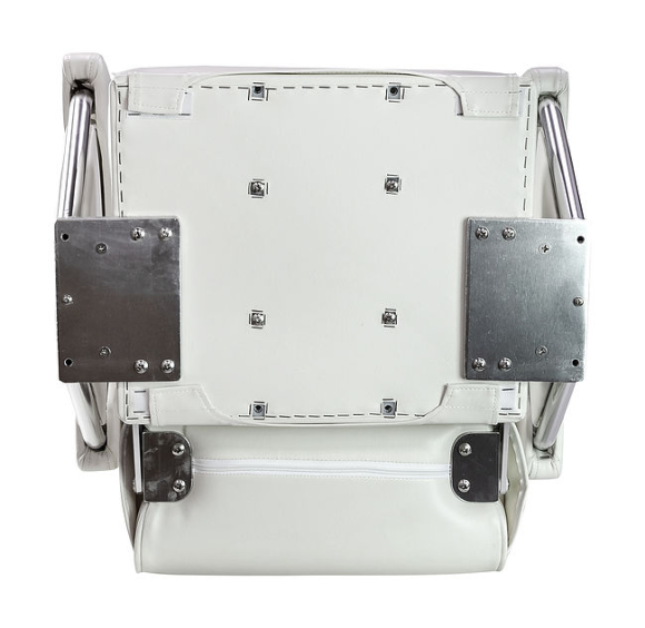 Кресло с перекидной спинкой и болстером Twin 46 Flip Up, обивка белый винил Кресло с перекидной спинкой и болстером Twin 46 Flip Up, обивка белый винил