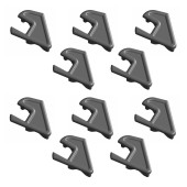 Комплект заглушек стингера, Skipper, полипропилен, 12 мм, черный П (10 шт.) Комплект заглушек стингера, Skipper, полипропилен, 12 мм, черный П (10 шт.)