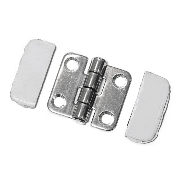 Петля неразъемная SUNFINE с накладками 40x40x2 мм, прямоугольная Петля неразъемная SUNFINE с накладками 40x40x2 мм, прямоугольная