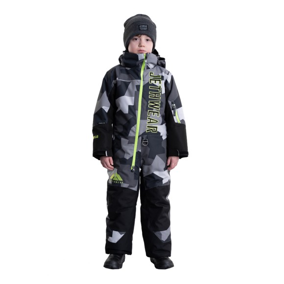 Комбинезон Jethwear Odin&Olivia с утеплителем Grey Camo, 122-128 (6-8Y)