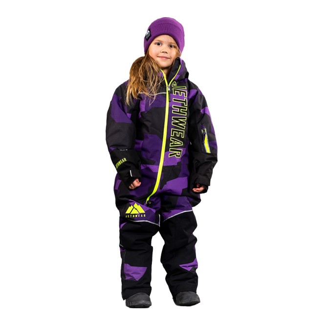 Детский комбинезон Jethwear Odin &amp; Olivia с утеплителем Purple Camo, 134-140 (8-10Y)