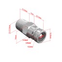 Адаптер топливный SUNFINE тип Suzuki, Mercury, Tohatsu 65740-99100 (Замена EASTERNER C14527)