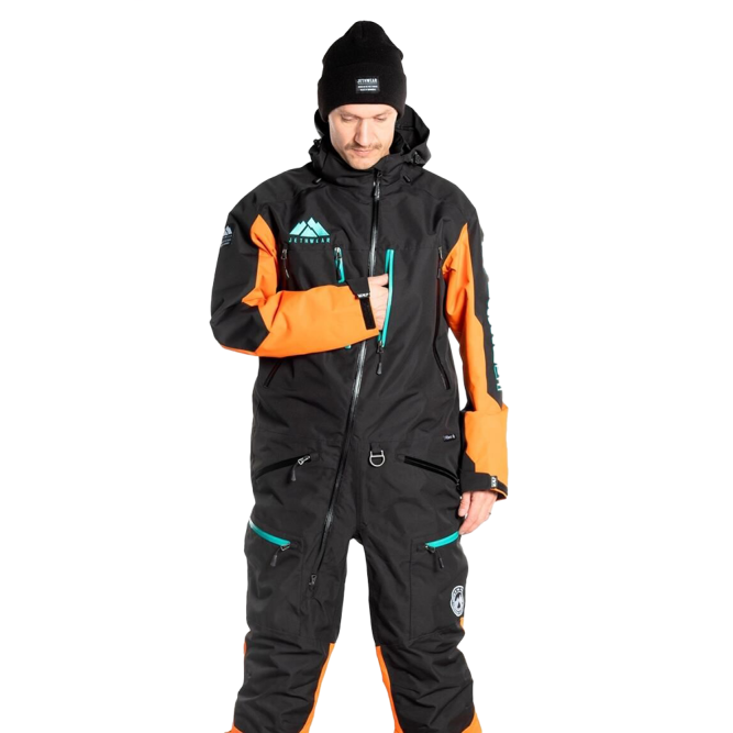 Комбинезон Jethwear The One без утеплителя Black/Orange, 3XL