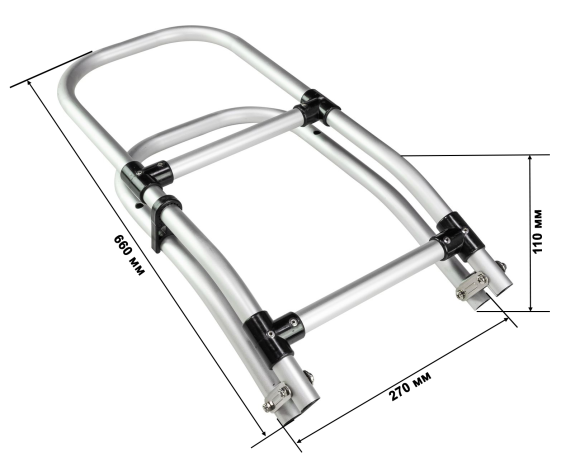 Трап для надувной лодки складной 3 ступени, Marine Rocket