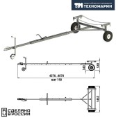 Трейлер для транспортировки НЛ (чер.мет.)