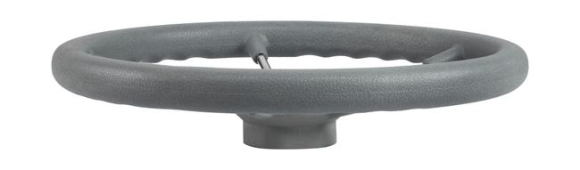 Рулевое колесо RIVA RSL обод серый, спицы серебряные д. 360 мм