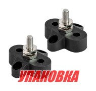 Клемма-штифт одинарная, M6, черная/черная (упаковка из 8 шт.) Клемма-штифт одинарная, M6, черная/черная (упаковка из 8 шт.)