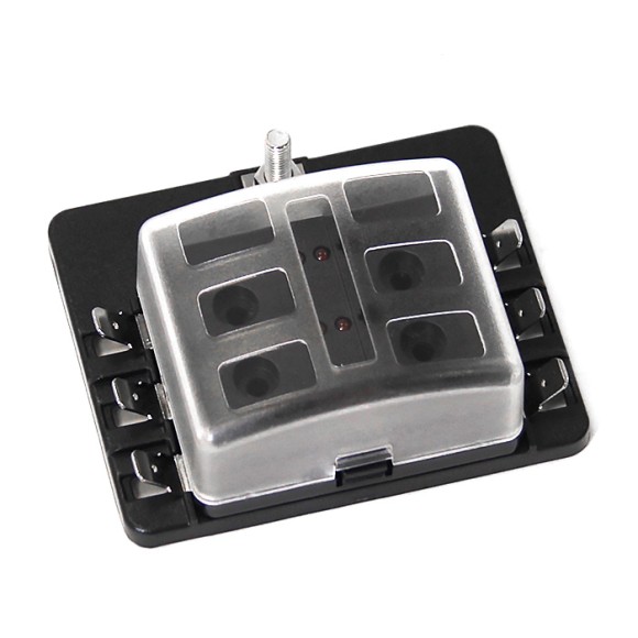 Держатель для шести предохранителей NEKEKE до 32В, 70x85мм Держатель для шести предохранителей NEKEKE до 32В, 70x85мм