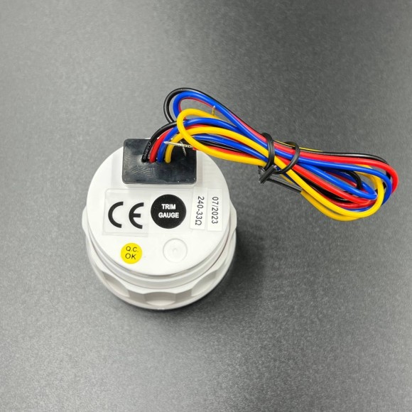 Указатель уровня трима д.52мм (черный, хромированный ободок) (DEPO)