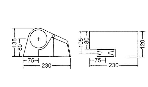 Лебедка якорная South Pacific 710Fs горизонтальная, 700Вт, 12 В, Лебедка якорная South Pacific 710Fs горизонтальная, 700Вт, 12 В,