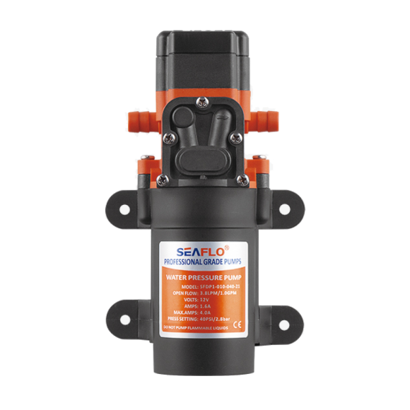 Помпа водоподающая SeaFlo мембранная, 12V 4 л/мин, 4.8 BAR