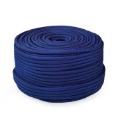 Трос якорный, швартовый, для кранца Skipper плетеный, 12мм, нейлон 100м, синий Трос якорный, швартовый, для кранца Skipper плетеный, 12мм, нейлон 100м, синий