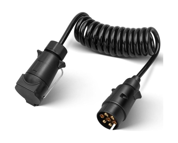 Удлинитель для прицепа, 7 контактов, с проводкой 3 м Удлинитель для прицепа, 7 контактов, с проводкой 3 м