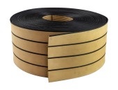 Покрытие палубное 200ммx5мм, тик классический, черная полоса, Marine Rocket