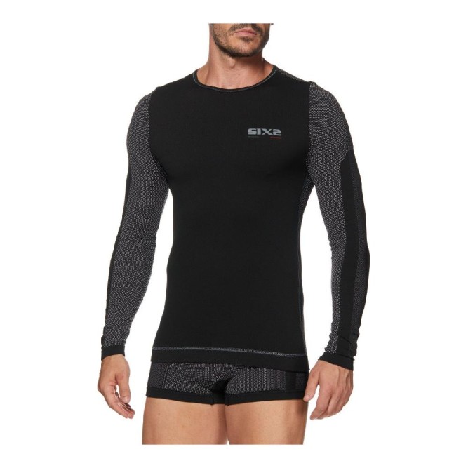 Лонгслив SIXS TS6 4-season Black Carbon, S