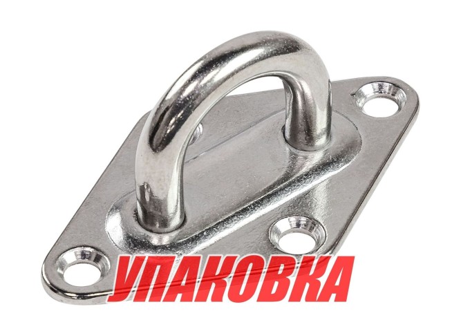 Серьга с ромбовидным основанием 80х50мм, Marine Rocket (упаковка из 20 шт.)