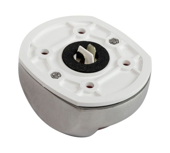 Огонь ходовой Compact 12, нержавеющий корпус, 12 В, красный