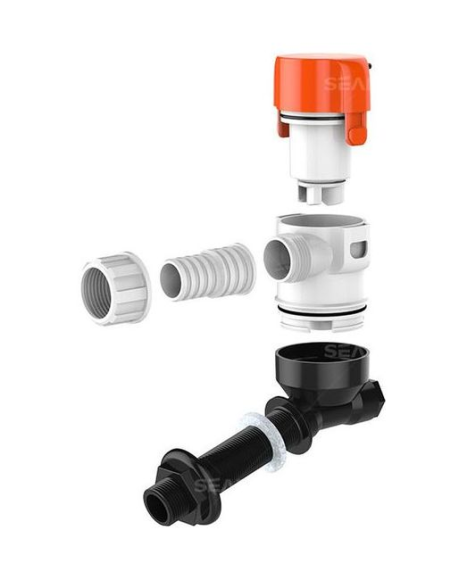 Аэратор горизонтальный 12 В, 800 GPH ( 3028,3 л/час), SeaFlo