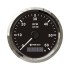 Тахометр 0-6000 об/мин со счетчиком моточасов делитель 0.5-250, черный циферблат, нержавеющий ободок, Marine Rocket