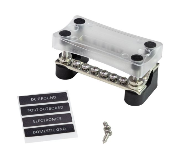 Колодка распределительная электромонтажная с защитной крышкой, 2 планки по 6 контактов Колодка распределительная электромонтажная с защитной крышкой, 2 планки по 6 контактов