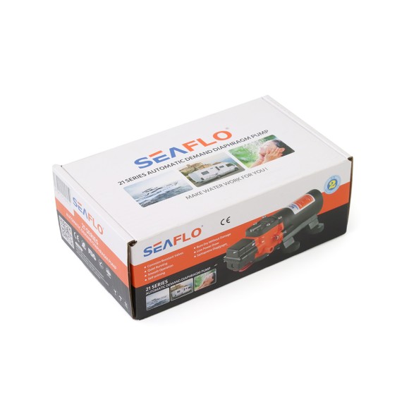 Помпа водоподающая SeaFlo мембранная, 12V 4.5 л/мин, 2.4 BAR