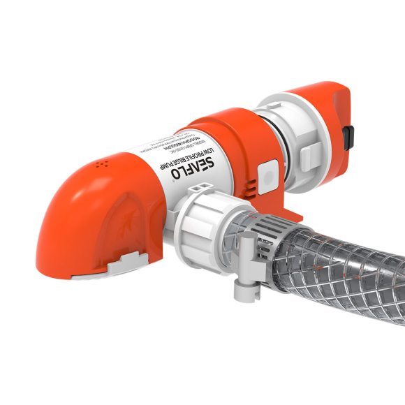 Помпа водооткачивающая низкопрофильная SeaFlo трюмная, 12V 1100 галлон/час, патрубок 19/25/29 мм