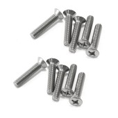 Винт с полупотайной головкой DIN 966 M6x30 A2 10шт