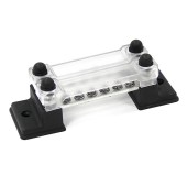 Клемма электромонтажная M4×12 двойная 150А/48В с крышкой NEKEKE