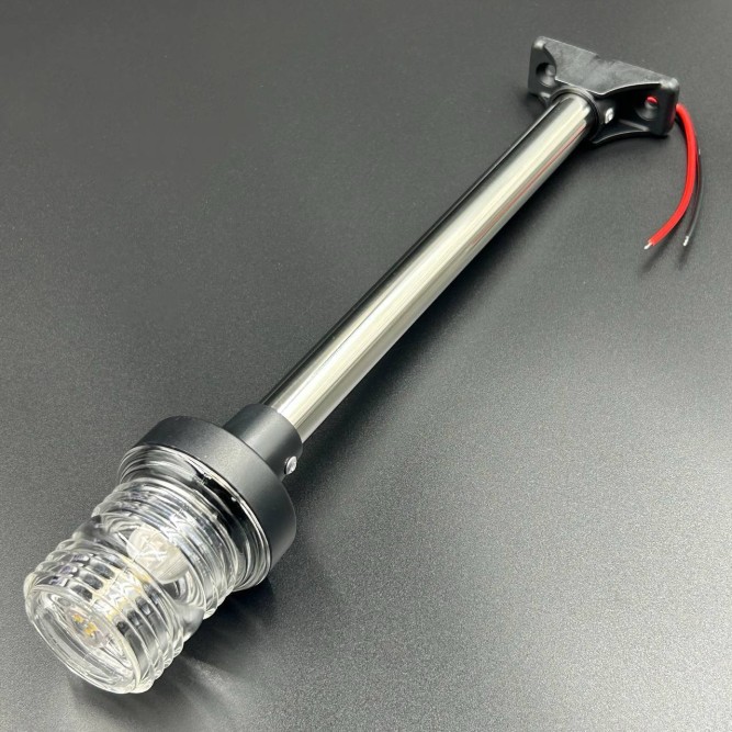 Огонь топовый на стойке LED(белый)(318мм) (Sunfine)