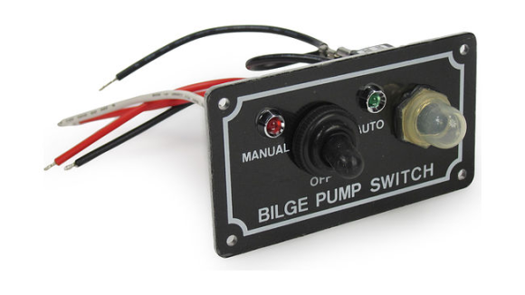 Панель управления водооткачивающей помпой auto-off-manual с влагозащищенным тумблером Панель управления водооткачивающей помпой auto-off-manual с влагозащищенным тумблером
