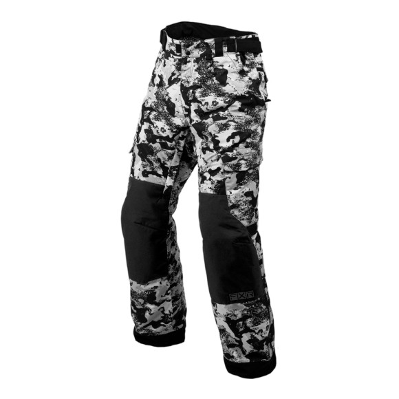 Штаны FXR Chute с утеплителем White Camo/Black, S