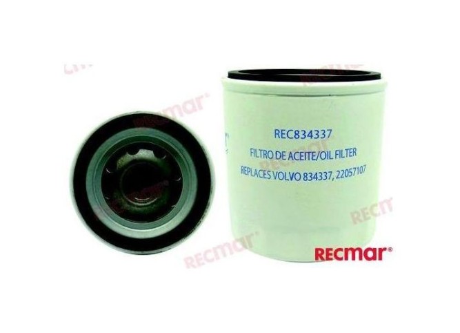 Фильтр масляный Volvo Penta 4EF, 5E, 6EF, 7.3E, Recmar