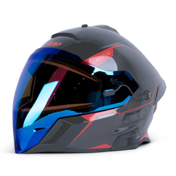 Визор 509 Delta V с подогревом Sapphire Mirror, ONE SIZE FITS ALL