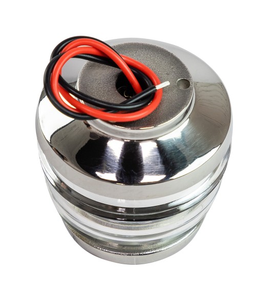 Огонь топовый диам. 60x62 мм, нержавеющий корпус, 12-24 В, 2 Вт, LED, Ba15d Огонь топовый диам. 60x62 мм, нержавеющий корпус, 12-24 В, 2 Вт, LED, Ba15d