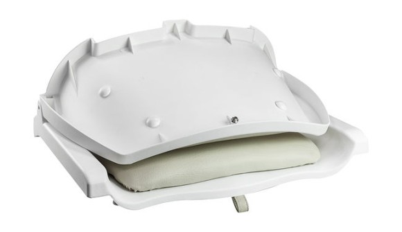 Кресло складное мягкое TRAVELER, цвет белый/серый Кресло складное мягкое TRAVELER, цвет белый/серый