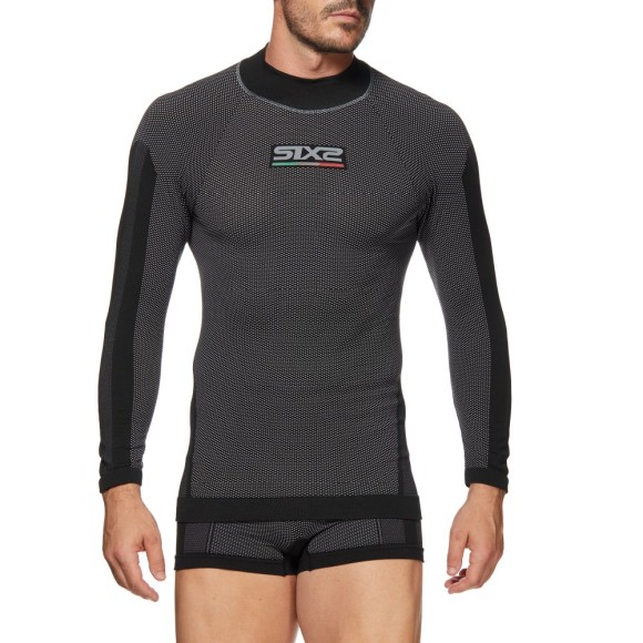 Лонгслив SIXS TS3 4-season Black Carbon, M/L