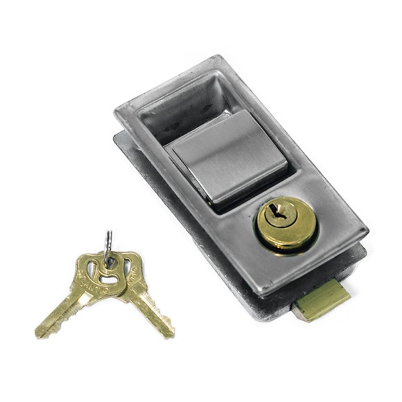 Замок врезной SUNFINE 27x100x50 мм с ключами для рундуков и шкафчиков Замок врезной SUNFINE 27x100x50 мм с ключами для рундуков и шкафчиков